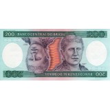 Банкнота 200 крузейро. 1981-84 гг., Бразилия.