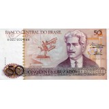 Банкнота 50 крузадо. 1986 год, Бразилия.