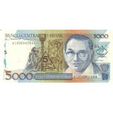 Банкнота 5 новых  крузадо. 1989 год, Бразилия.