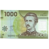 Банкнота 1000 песо. 2010 год, Чили.