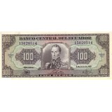 Банкнота 100 сукре. 1988 год, Эквадор.