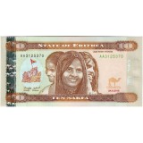 Банкнота 10 накфа. 2012 год, Эритрея.