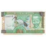 Банкнота 10 даласи, 2001 год, Гамбия.