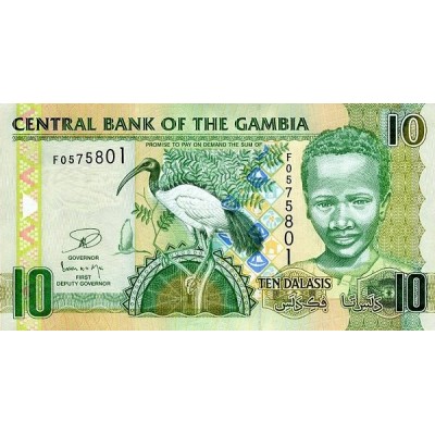 Банкнота 10 даласи, 2006 год, Гамбия.