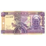Банкнота 50 даласи, 2001 год, Гамбия.