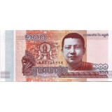 Банкнота 100 риелей, 2014 год, Камбоджа.