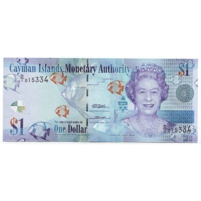Банкнота 1 доллар. 2010 год, Каймановы острова.