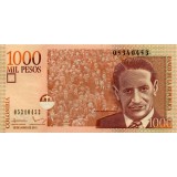 Банкнота 1000 песо. 2011 год, Колумбия.