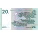 Банкнота 20 сантимов. 1997 год, Конго.