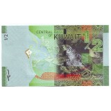 Банкнота 1/2 кувейтского динара. 2014 год, Кувейт.
