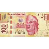 Банкнота 100 песо. 2013 год, Мексика.