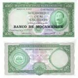 Банкнота 100 эскудо. 1961 год, Мозамбик.