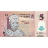 Банкнота 5 найр. 2011 год, Нигерия.