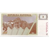 Банкнота 2 толара. Словения.