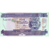 Банкнота 5 долларов. 2008 год, Соломоновы острова.