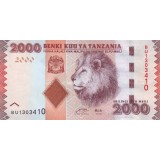 Банкнота 2000 шиллингов, 2010 год Танзания.