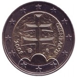 Монета 2 евро, 2009 год, Словакия.
