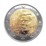 Дворец Великих герцогов. Монета 2 евро, 2007 год, Люксембург.