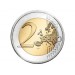 200 лет с рождения Луи Брайля. Монета 2 евро, 2009 год, Италия.