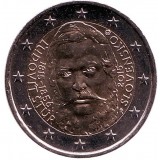  200 лет со дня рождения общественного деятеля Людовита Штура. Монета 2 евро. 2015 год, Словакия.