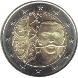 150 лет со дня рождения Пьера де Кубертена. Монета 2 евро, 2013 год, Франция.