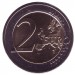  50 лет вступления на престол Великого герцога Люксембурга Жана. Монета 2 евро, 2014 год, Люксембург.