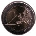  10 лет введения наличных евро. Монета 2 евро, 2012 год, Бельгия.