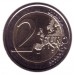 10 лет введения наличных евро. Монета 2 евро, 2012 год, Италия.