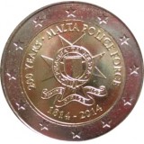 200 лет полиции Мальты. Монета 2 евро, 2014 год, Мальта.