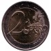  2000 лет римскому поселению Эмона. Монета 2 евро. 2015 год, Словения.