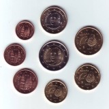 Набор монет евро (8 шт). 2012 год, Испания.