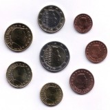 Набор монет евро (8 шт). 2012 год, Люксембург.