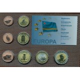 Набор пробных евро  Арубы 2007 года в блистере