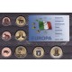 Набор пробных евро Италии 2001 года в блистере
