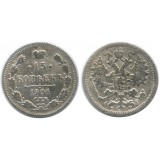 15 копеек,1904 года, (СПБ-АР) серебро  Российская Империя