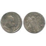 1 рубль 1745 года (ММД)   Российская Империя, серебро 