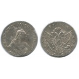 1 рубль 1755 года (ММД-МБ)   Российская Империя, серебро 
