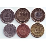  Набор монет Армении (6 шт.). 2003 - 2004 гг., Армения.
