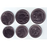 Набор монет Бразилии (6 шт.) 1992-1994 гг., Бразилия.
