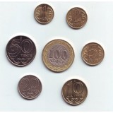  Набор монет Казахстана (7 монет), 2000-2005 гг., Казахстан.