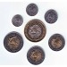 Набор монет Мексики (7 шт.). 10 сентаво-10 песо, 2001-2013 гг, Мексика.