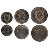 ФАО 1983. Набор из 3-х монет Португалии, 1983 год.