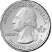 Аляска. Монета 25 центов (P). 2008 год, США.