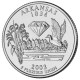 Арканзас. Монета 25 центов (P). 2003 год, США.