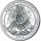 Национальный парк Гавайские вулканы. Монета 25 центов (P). 2012 год, США.