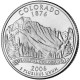 Колорадо. Монета 25 центов (D). 2006 год, США.