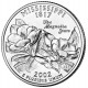 Миссисипи. Монета 25 центов (P). 2002 год, США.