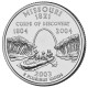 Миссури. Монета 25 центов (D). 2003 год, США.