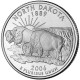 Северная Дакота. Монета 25 центов (D). 2006 год, США.