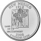 Нью-Мексико. Монета 25 центов (D). 2008 год, США.